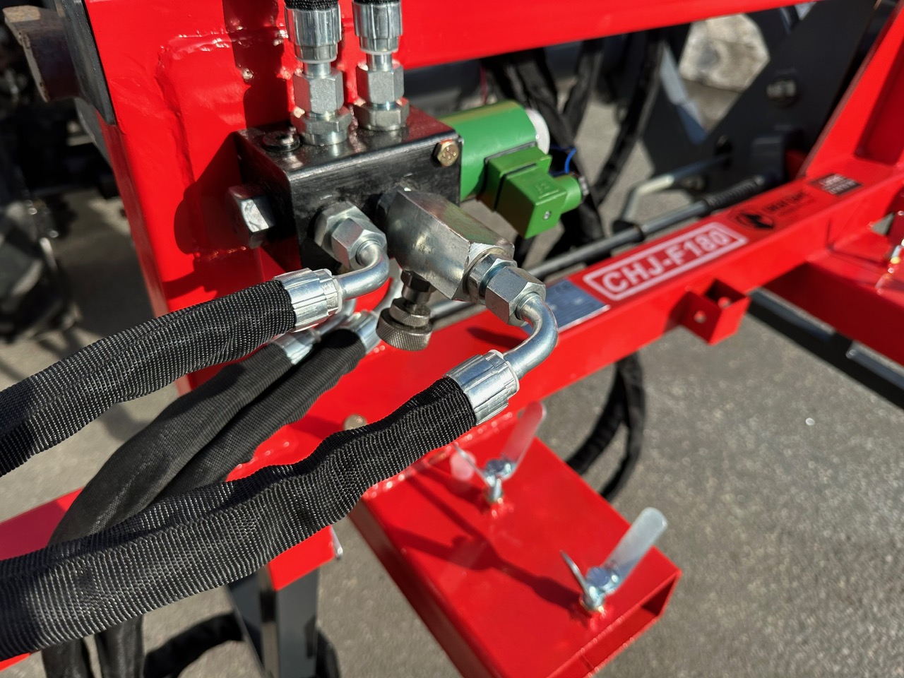 Slangetilslutninger i ventilblok