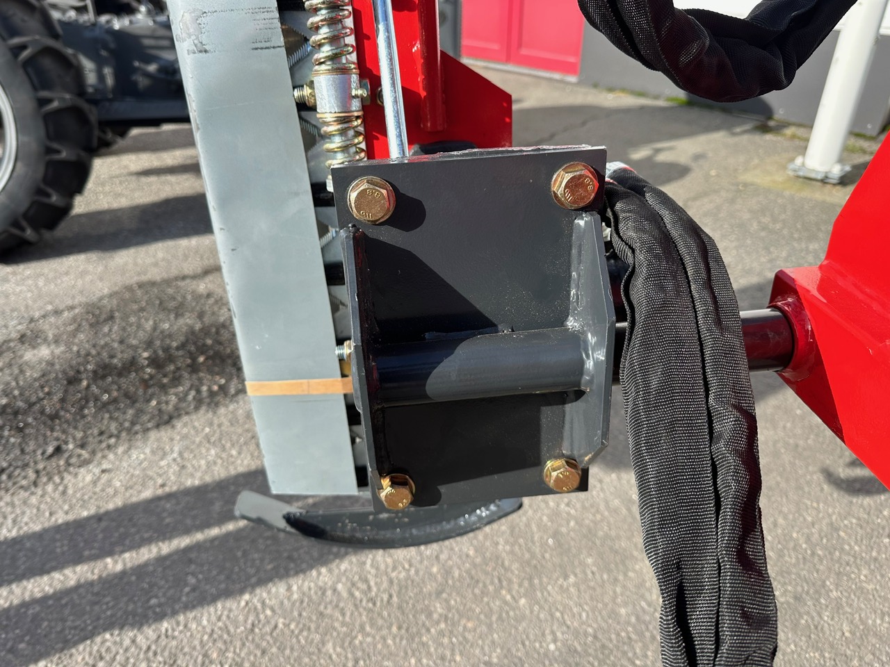 Hydraulikmotor monteret med fire bolte