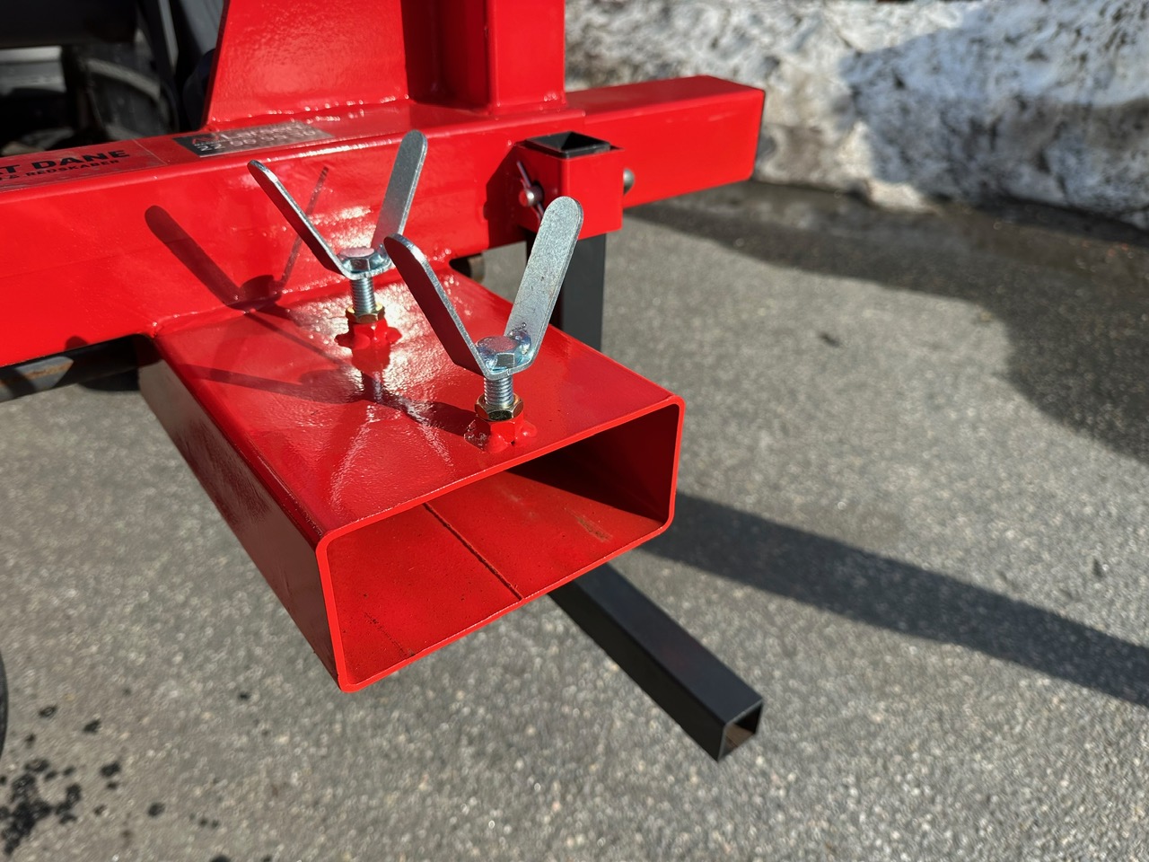 Flowreguleringsenhed monteret på rammen